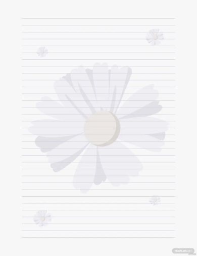 blank notebook paper template