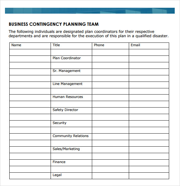 Download 40 Business Continuity Plan Example Uk 8505