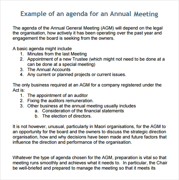 Sample Staff Meeting Agenda Daycare Sample Site G