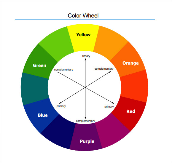 FREE 10+ Sample Color Wheel Chart Templates in PDF