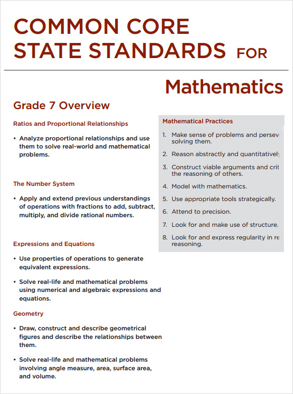 common core lesson plan template math