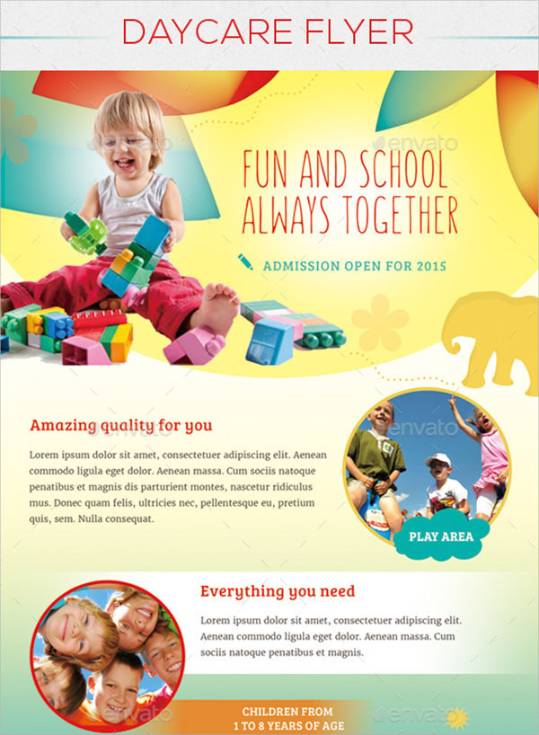 FRRE 16+ Day Care Flyers in MS Word | PSD | AI | EPS | PDF ...