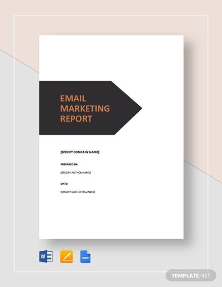 email marketing report