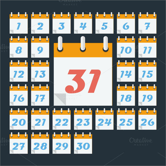 event calendar template sample