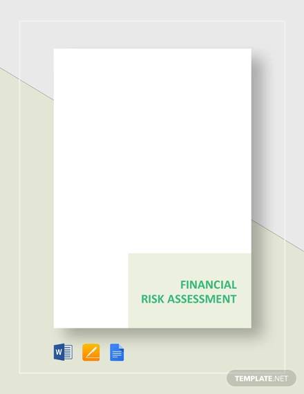 financial risk assessment template