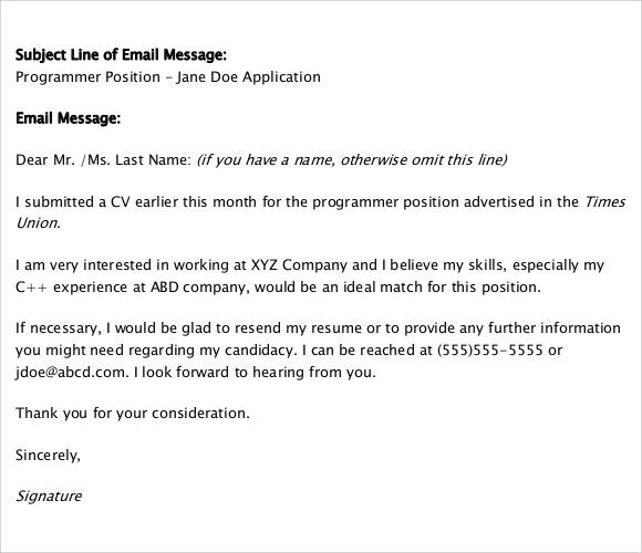 follow up email after no response interview