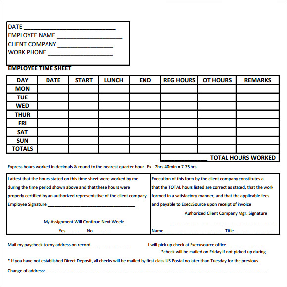 Attorney Billing Timesheet Templates Printable Word Searches