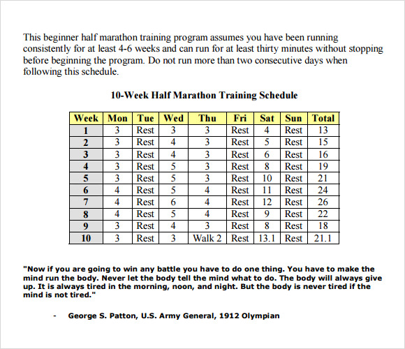 12 Sample Training Calendar Templates to Download Sample Templates