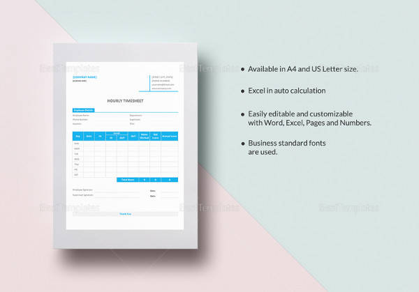 hourly timesheet template1