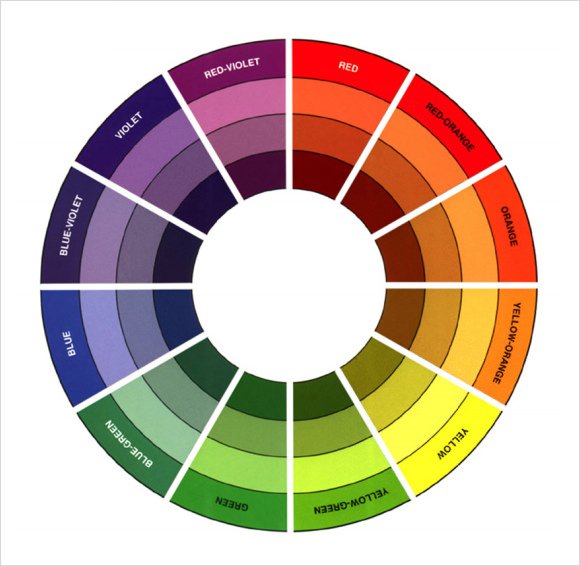 interactive color wheel