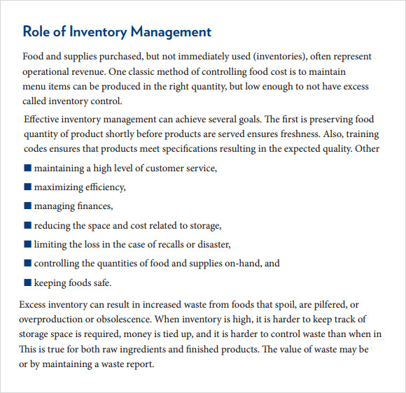 inventory management template