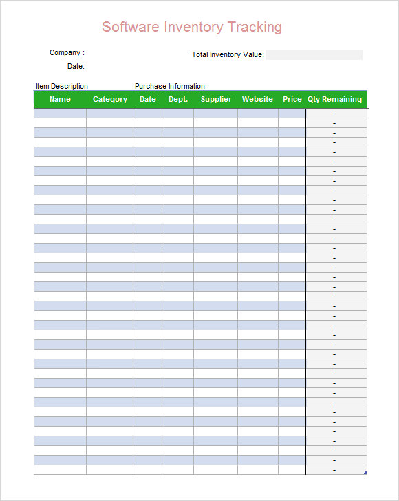 inventory tracking software