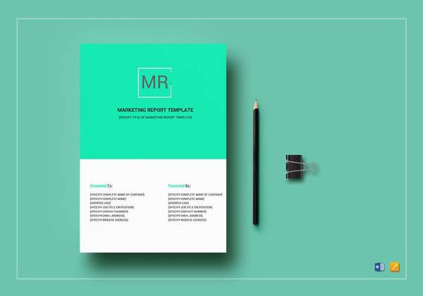 marketing report template1