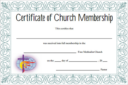 membership certificate