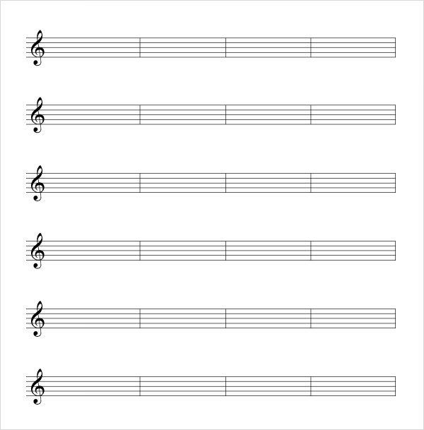 8 Sample Music Paper Templates to Download Sample Templates