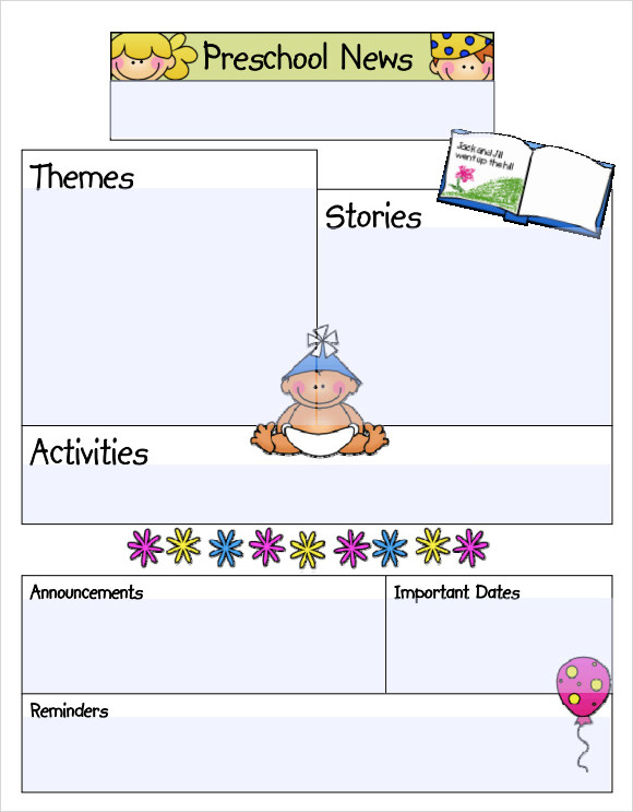 FREE 9+ Sample Classroom Newsletters in PDF | MS Word | PSD | HTML