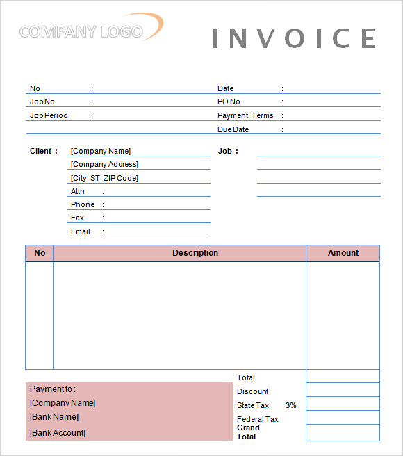 Photography Invoice Sample 7+ Documents in PDF, Word