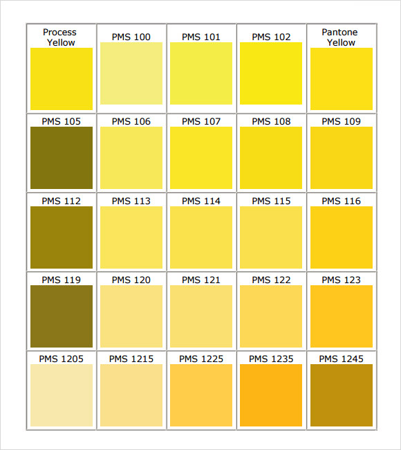 rall color chart vs pantone