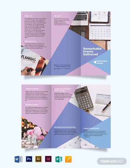 residential realestate agentagency tri fold brochure template