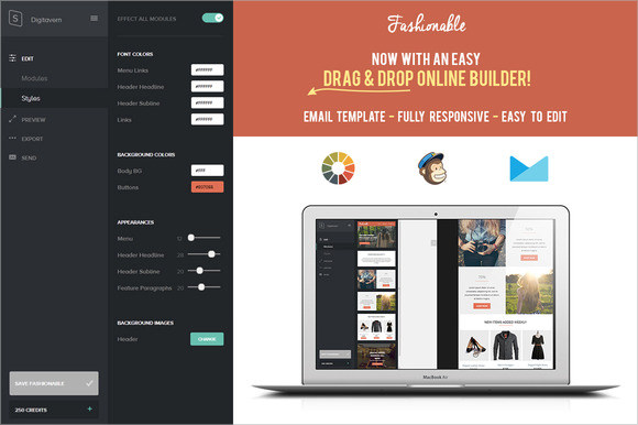 responsive email template builder