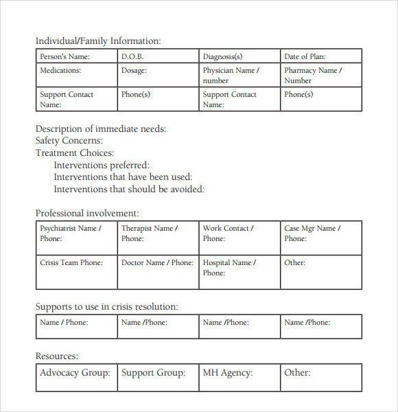 FREE 9  Sample Safety Plan Templates in Google Docs MS Word Pages PDF