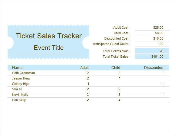 sales tracking template download