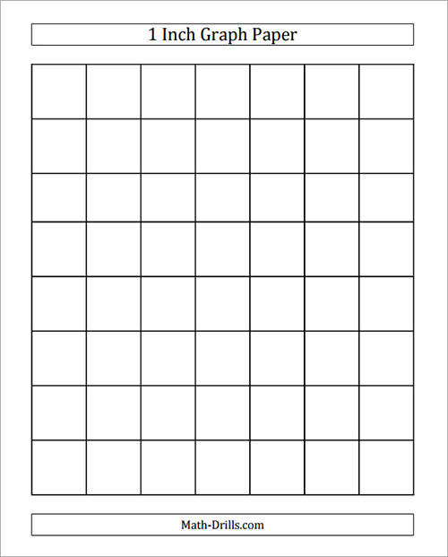 sample 1 inch graph paper