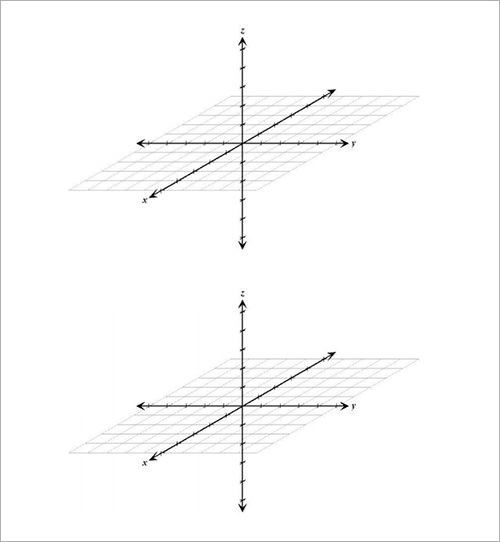 sample 3d graph paper
