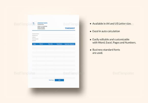 sample blank timesheet template2