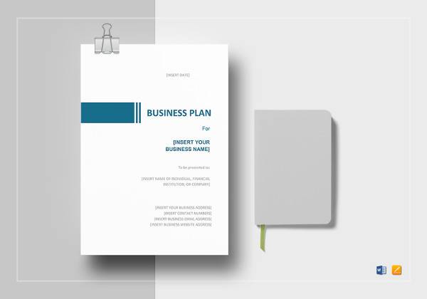 simple business plan template to print