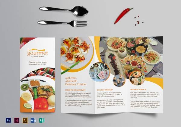 simple catering brochure template1