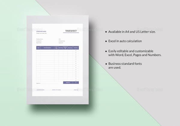 simple timesheet template3