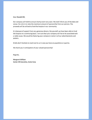 sponsorship letter format template