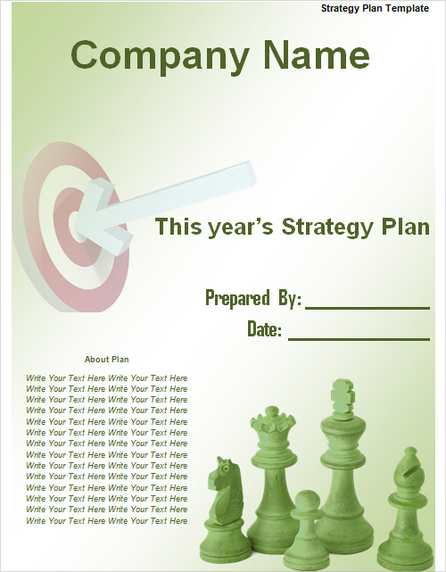 strategic plan template