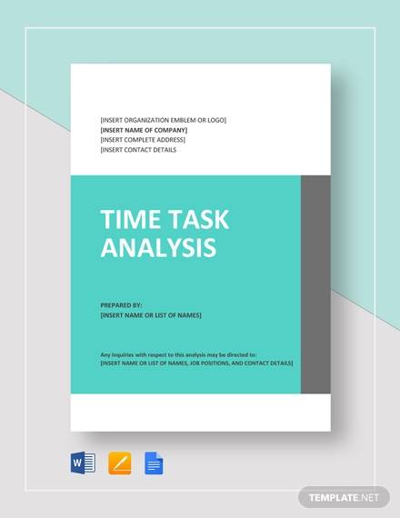 time task analysis example