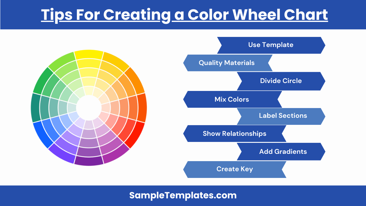 tips for creating a color wheel chart