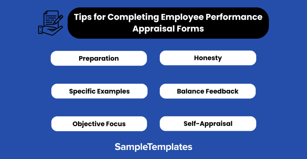 tips for completing employee performance appraisal forms 1024x530