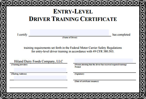 training certificate1