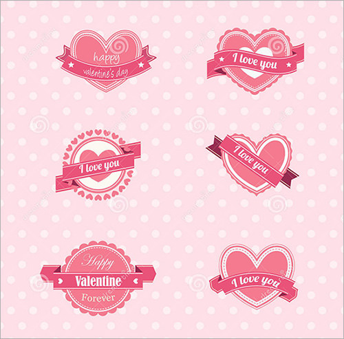 valentine’s day label