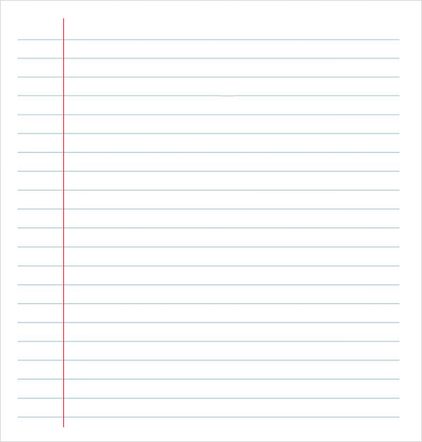 Printable Wide Ruled Paper