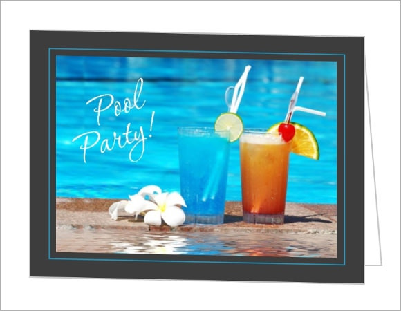 FREE 12 Sample Best Pool Party Invitation Templates in AI 