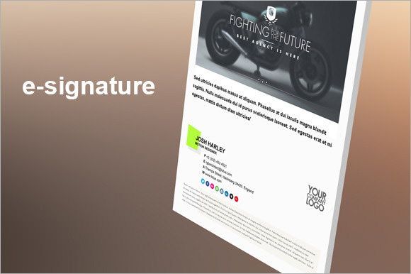 email signature example
