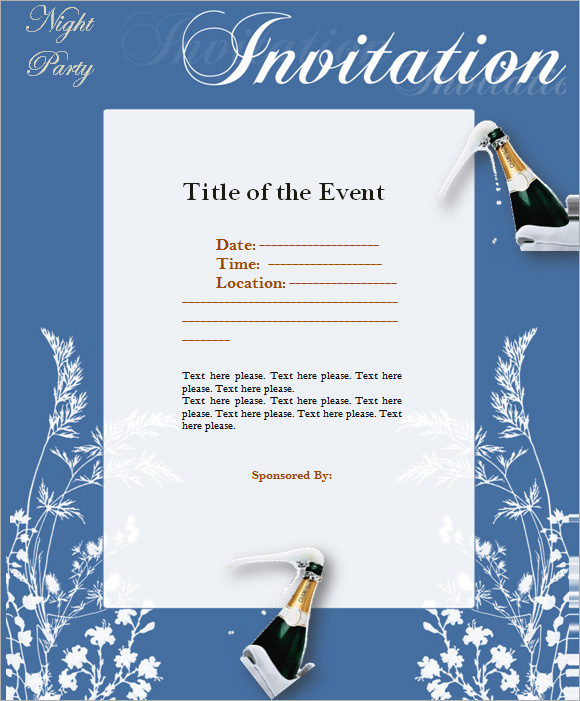 Event Invitation Template – orderecigsjuice.info