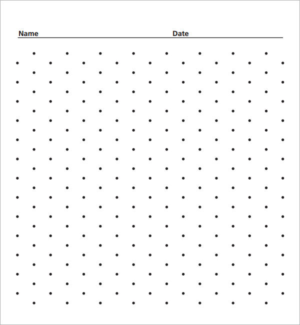 free isometric dot paper