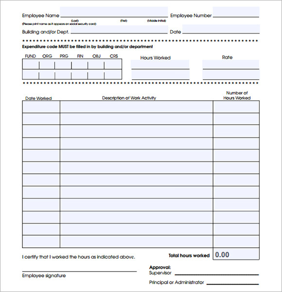 free 19 employee timesheet samples in google docs google sheets