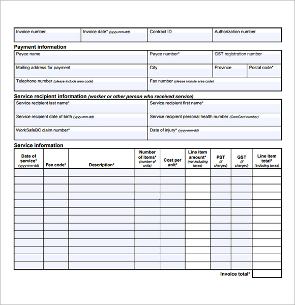 free receipt template download