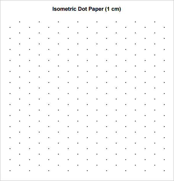 free 7 sample isometric dot paper templates in pdf