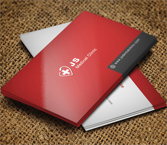 medical business card template