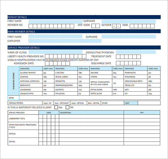 medical invoice template