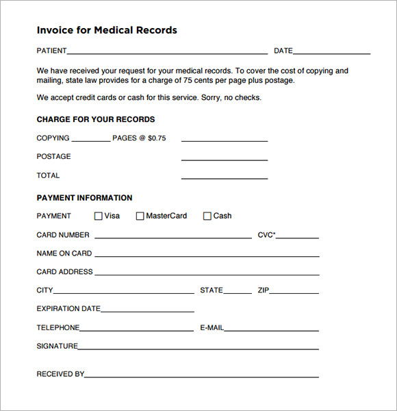 FREE 19 Medical Receipt Templates In PDF